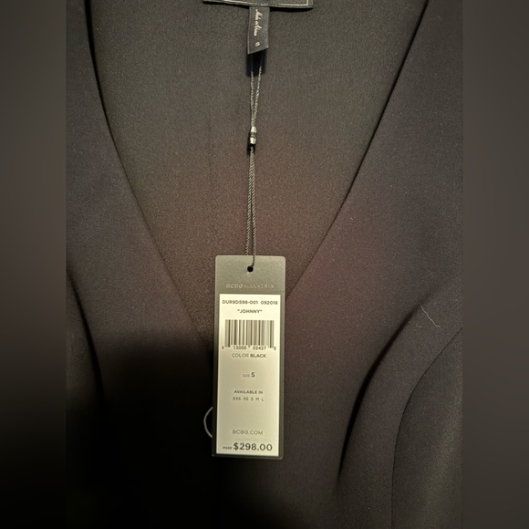 NWT, BCBG Johnny Cut Out Jumpsuit, Black, size S - Picture 5 of 8